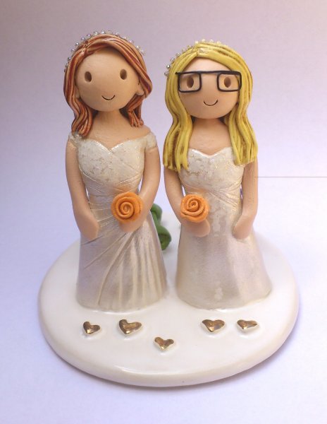 Same Sex Wedding Cake Topper