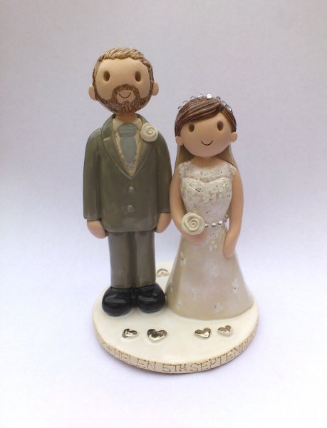 Pottery Wedding Topper