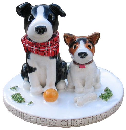 dog wedding topper